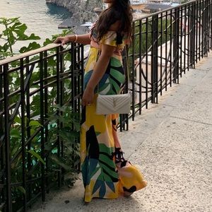 2 piece colorful pant outfit!